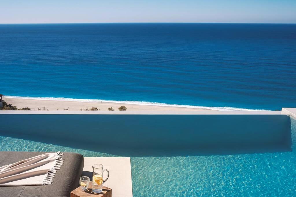 The Wave Twin Villa 1 Kathisma Beach Lefkada 外观 照片