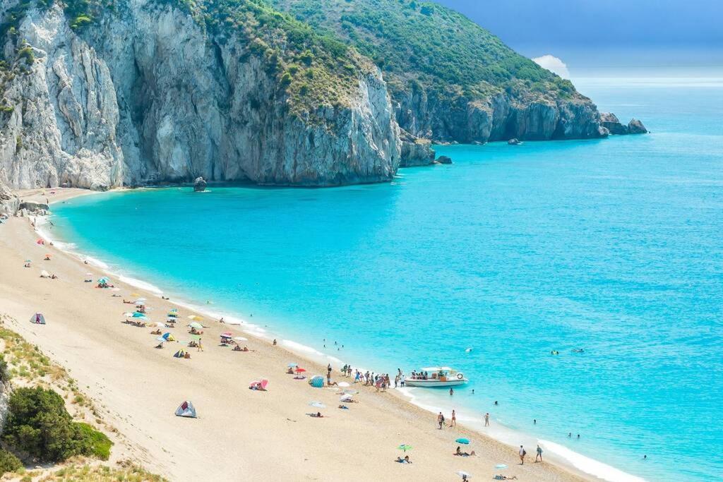 The Wave Twin Villa 1 Kathisma Beach Lefkada 外观 照片