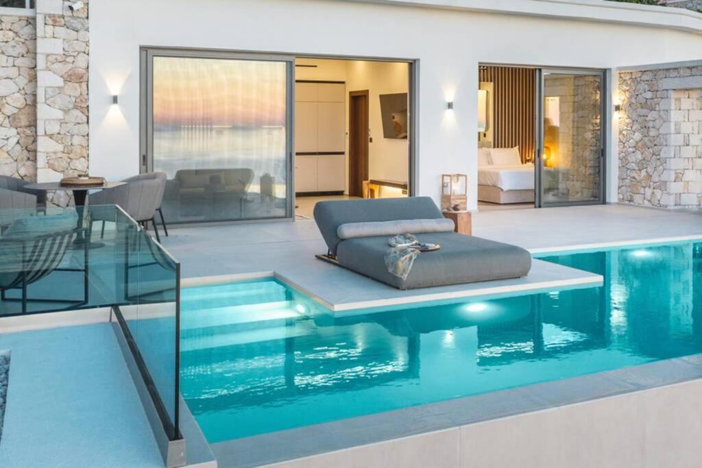 The Wave Twin Villa 1 Kathisma Beach Lefkada 外观 照片
