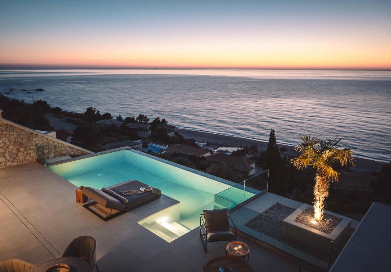 The Wave Twin Villa 1 Kathisma Beach Lefkada 外观 照片